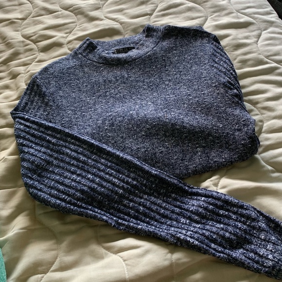 Crew neck ribbed long sleeve - Picture 4 of 4